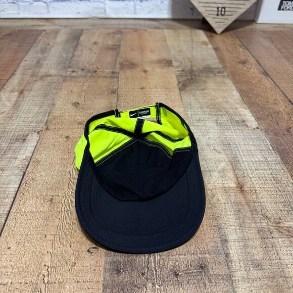 NIKE FeatherLight Cap Hat Dri Fit Running Tennis Volt Neon Lime Green Yellow main image 9